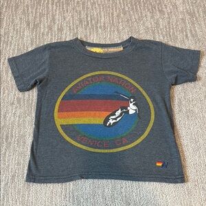 Aviator Nation Kids Blue Graphic T-Shirt